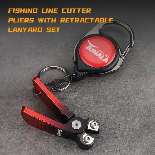 Aluminum Alloy Mini Fishing Line Cutters With Retractors