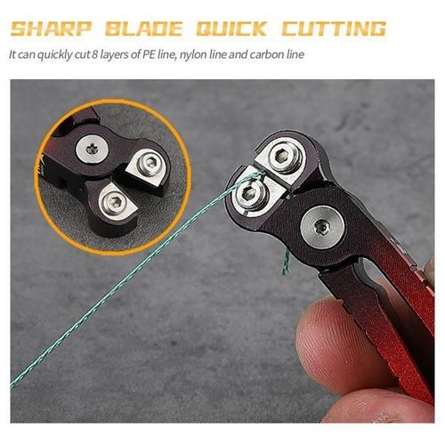 Aluminum Alloy Mini Fishing Line Cutters With Retractors
