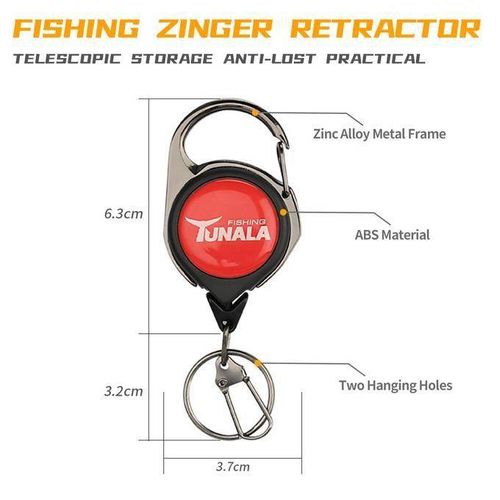 Aluminum Alloy Mini Fishing Line Cutters With Retractors