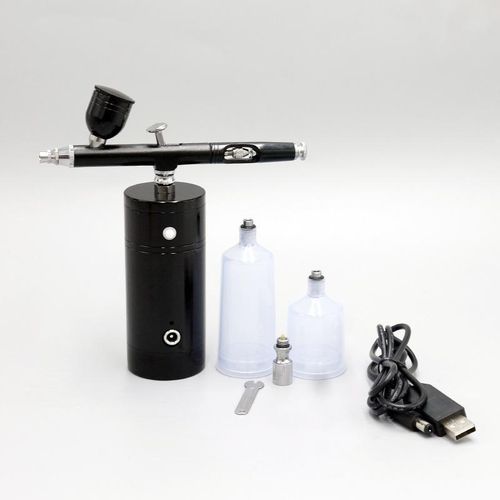 Airbrush Kit with Compressor,18PSI Rechargeable Cordless Airbrush Gun,Auto Handheld Airbrush Set for Nail Art Makeup,Barber,Model Painting,Cake More