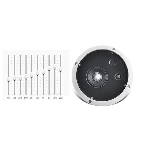 2x 60w Waterproof Ceiling Speaker Syatems 3d Stereo Flush Mount Home Theater Loundspeaker Amplifier In-Wall/boat/car/marine