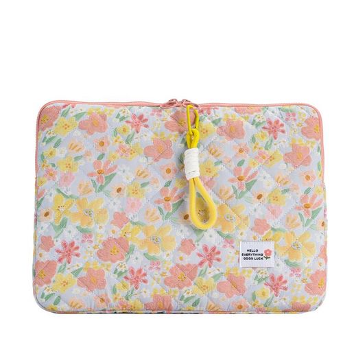 Laptop Bag Korean Small Floral Ipad Tablet Protective Case Japanese and Korean Small Fresh Girl 14-Inch Liner Bag