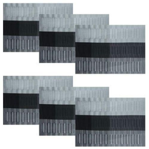 915 Generation 6Piece Set PVC Washable Placemat Table Mat NonSlip Placema