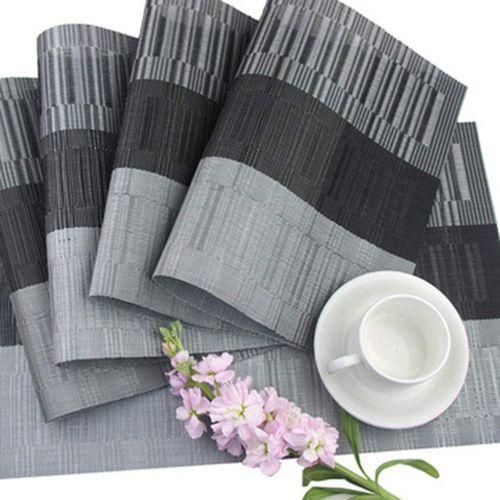 915 Generation 6Piece Set PVC Washable Placemat Table Mat NonSlip Placema