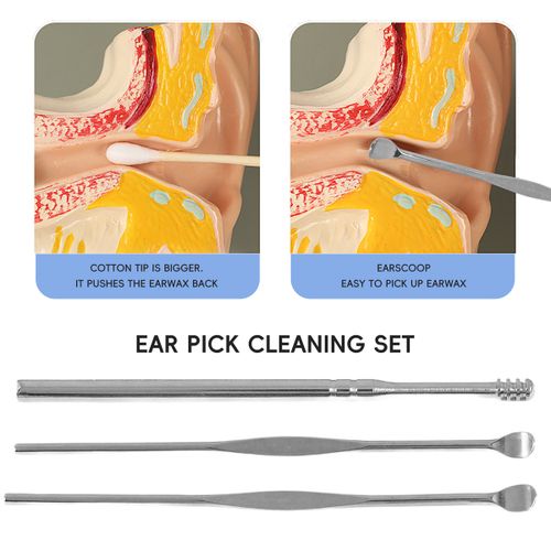 6Pcs Ear Pick Cleaning Set Health Care Tool Ear Wax Remover