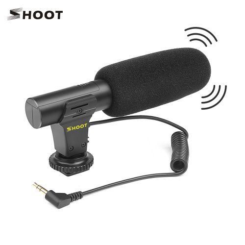 SHOOT XT451 Portable Condenser Stereo Microphone Mic With
