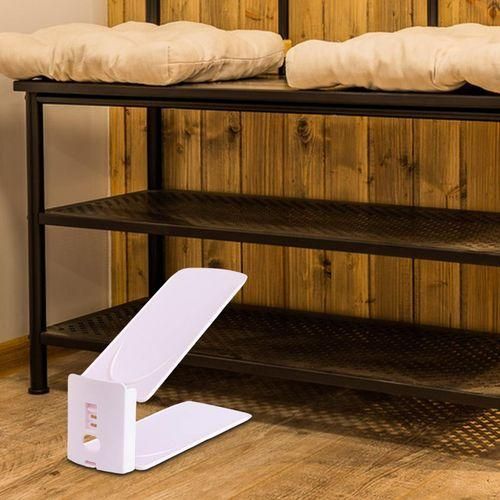 Multipurpose Shoes Display Stand Rack Holder Leather Pink