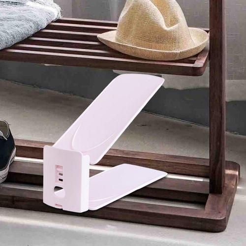 Multipurpose Shoes Display Stand Rack Holder Leather Pink