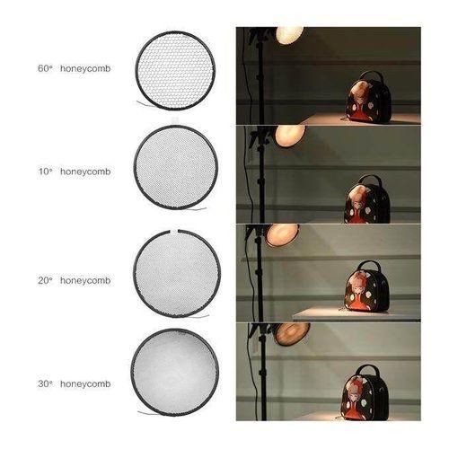 10 20 30 60 Degree Honeycomb For Bowens Mount Flash Light Speedlite  10°
