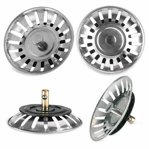 Kitchen Accessories Stainless Steel Sink Strainer Wash Basin Bathroom Hair Filter Plug Pool Filter Floor Drain Sink Sper