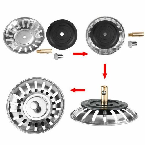 Kitchen Accessories Stainless Steel Sink Strainer Wash Basin Bathroom Hair Filter Plug Pool Filter Floor Drain Sink Sper