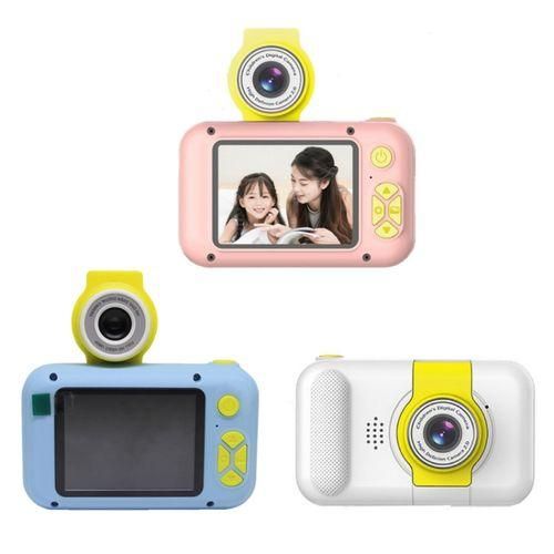 X101 Mini HD Lens Reversible Child Camera, Color: White32G White32GCard Reader