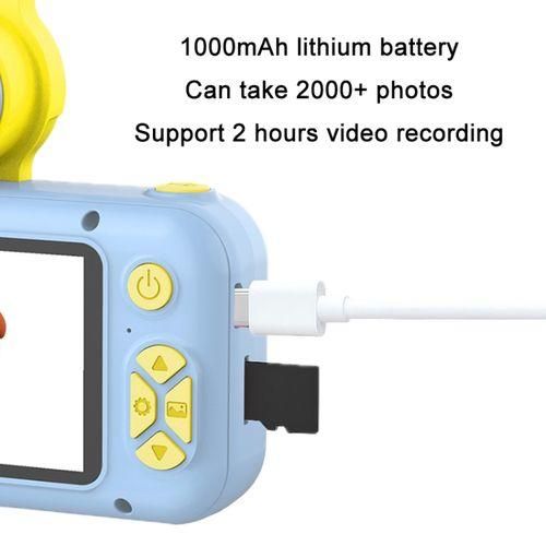 X101 Mini HD Lens Reversible Child Camera, Color: White32G White32GCard Reader