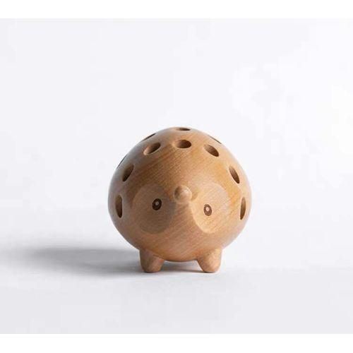Hedgehog Wooden Pen Cup Pencil Holder for Desk Decor Organizer Creative Home Tabletop Ornament Lovely Gift Wooden Storage  Hedgehog
