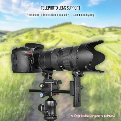 Andoer L200 Telephoto Lens Support Long Lens Holder Bracket