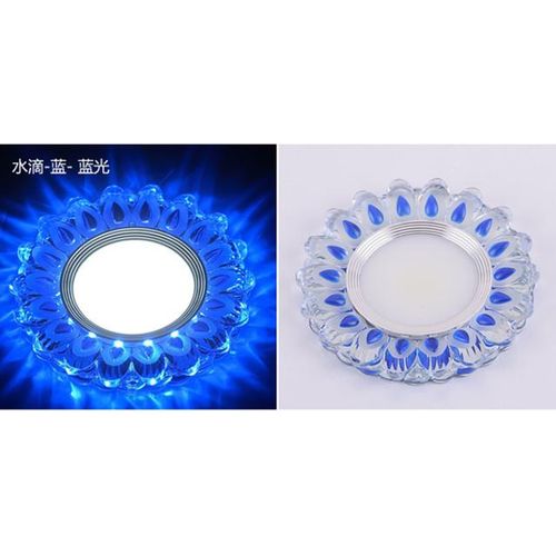 Cob Led Downlight Panel 3w 110v 220v Recessed Lamp Fixture For Halogen Lamp Decoration Purple Spot