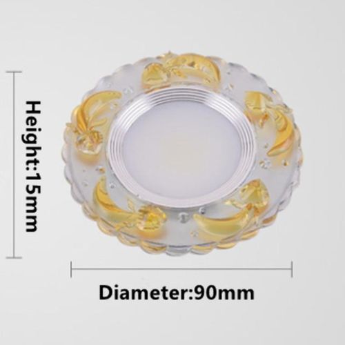 Cob Led Downlight Panel 3w 110v 220v Recessed Lamp Fixture For Halogen Lamp Decoration Purple Spot