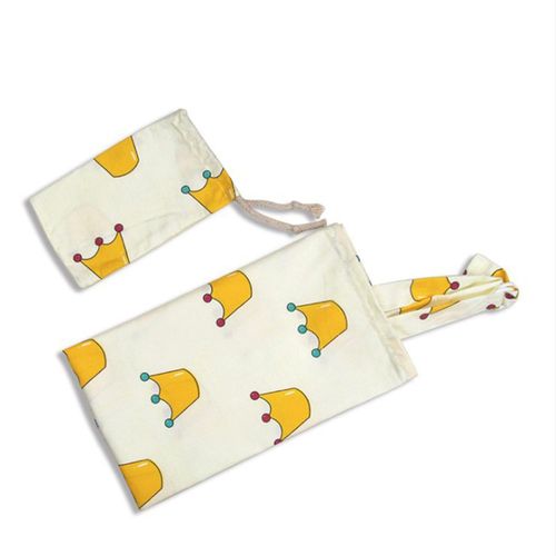 Nursing Cover for Breastfeeding Infant Cotton Printed Baby Feeding Apron Covers Up Nursing Wear,Crown NO5111