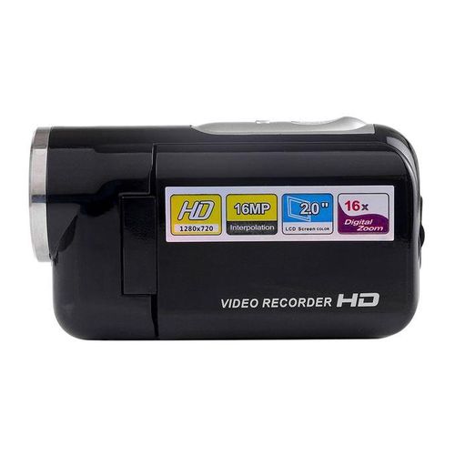 1280x720P HD 16X Digital Zoom 16.0 MP Digital Video Camera Recorder With 2.0 Inch LCD Screen(Black)