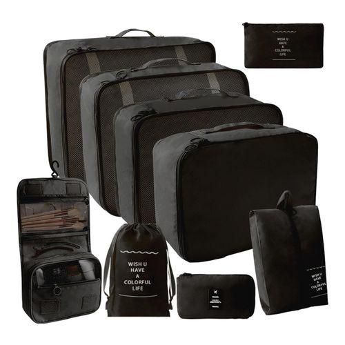 9pcs  Travel Storage Bag Set Large Capacity Travel