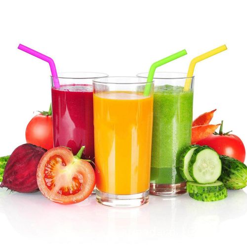 6x Reusable Food Grade Silicone Drinking Straight/Bent Straw Straws FREE Brushes