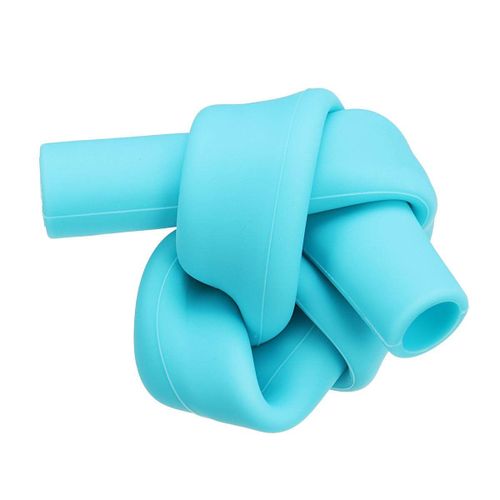 6x Reusable Food Grade Silicone Drinking Straight/Bent Straw Straws FREE Brushes