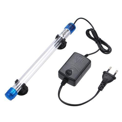 AC110220V 7W UV Sterilizer Germicidal Lamp Ultraviolet Filter Light Tube IP68 Water Resistance for Aquarium Fish Jar