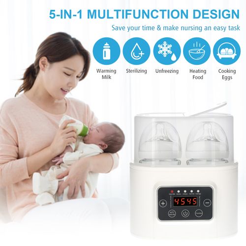 Baby Bottle Warmer 5-in-1 Digital Baby Food Heater With