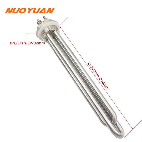 Heater 12v/24v/36v/48v Immersion Tubular Water Heating Element Heater DN25 Thread Solar Water Heater Resistance