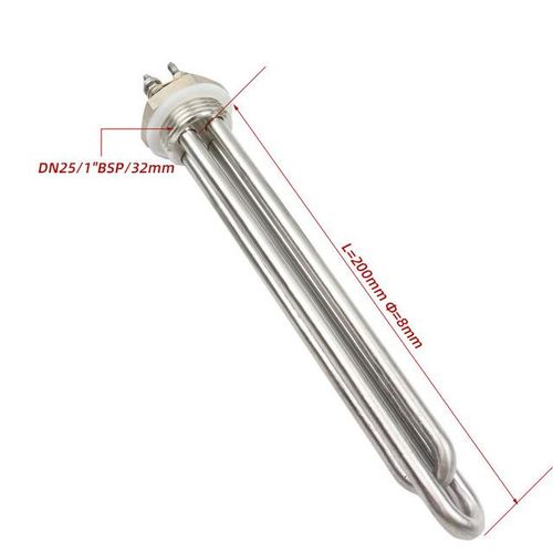 Heater 12v/24v/36v/48v Immersion Tubular Water Heating Element Heater DN25 Thread Solar Water Heater Resistance