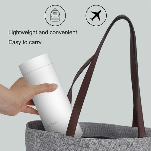 New Thermos Bottle Electric Heating Cup Portable Beaker Pink