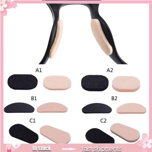 YOI*40Pcs Soft Foam Nose Pad Self Adhesive Anti-Slip Eyeglass Sunglasses Nose Pads