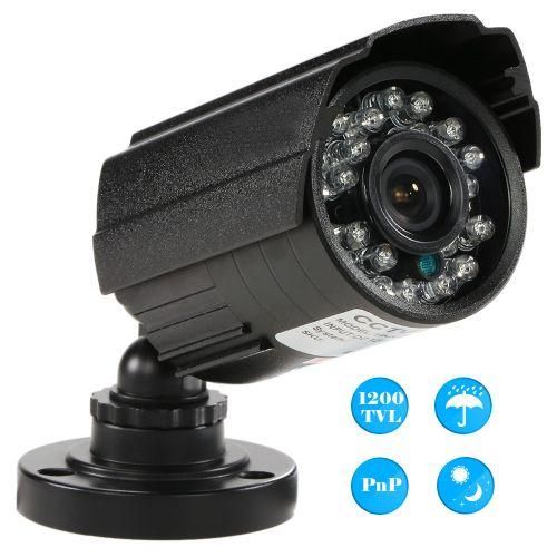 1200TVL CCTV Camera 24 IR Lamps Night Vision 13’’ CMOS