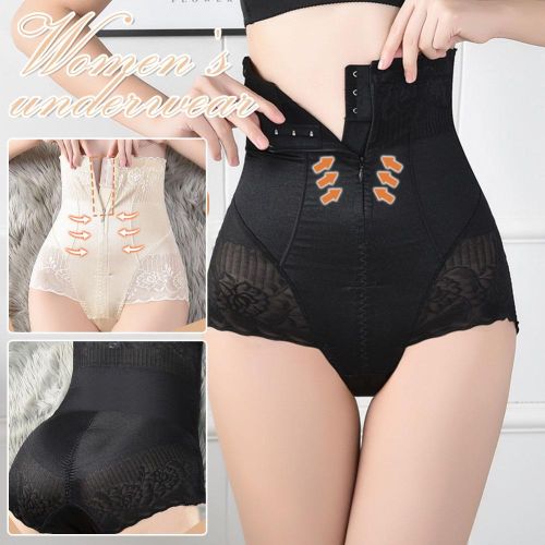 Women High Waist Underpants Postpartum Belly Control Compression Panties NO5274