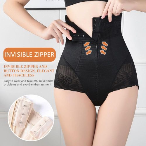Women High Waist Underpants Postpartum Belly Control Compression Panties NO5274