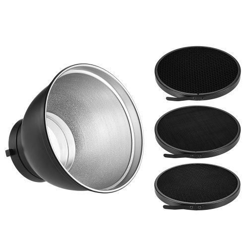7" Standard Reflector Diffuser Lamp Shade Dish With 10&deg; 30&deg;
