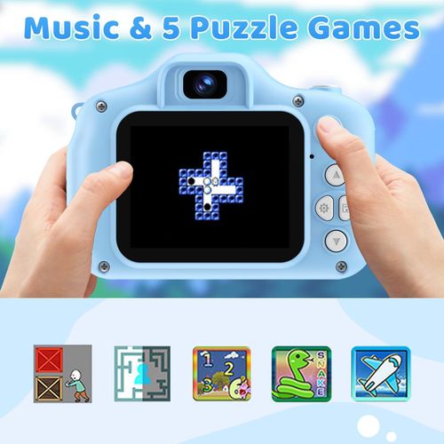 Kids Toy Camera,Digital Camera for Ages 3-10 Boys Girls Children,1080P HD Video Selfie Camera,with 32GB SD Card