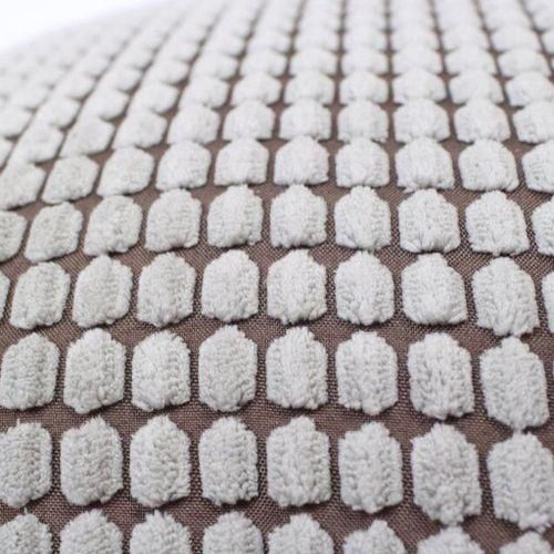 Solid Pillow Covers Corduroy Big Corn Cushion Case Striped Both Gray