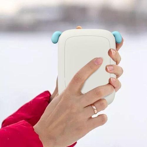 Portable Pocket Warmer Outdoor Rechargeable White