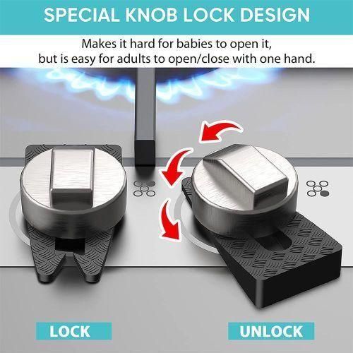 Stove Knobs Locks Child Proofing Oven Knob Lock Silicone