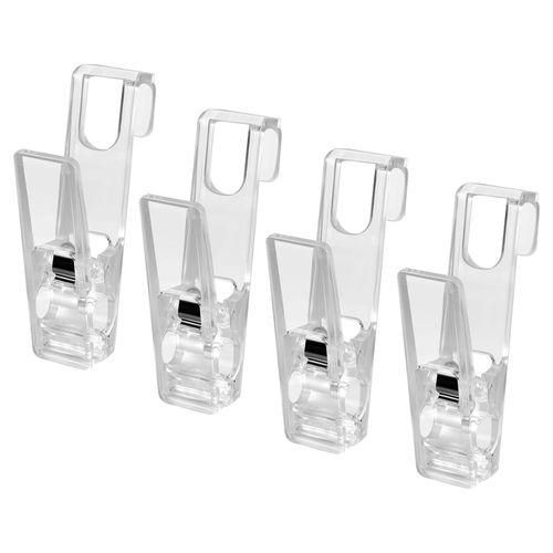 4Pcs Transparent Washing Line Clothes Pins Clothes Pegs For Underwear