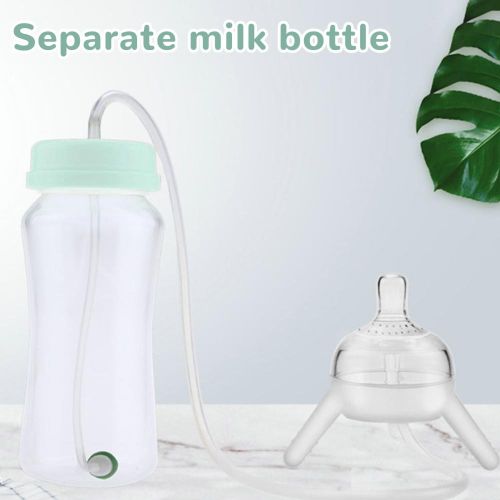 Separate Formula Milk Bottle BPA-Free Reusable Soft Straw Bottle for Children Drinking Accessories NO5245