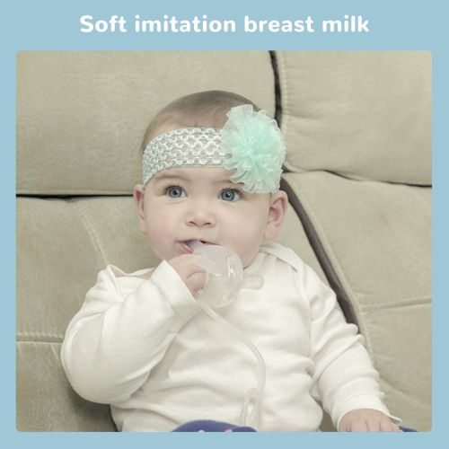 Separate Formula Milk Bottle BPA-Free Reusable Soft Straw Bottle for Children Drinking Accessories NO5245