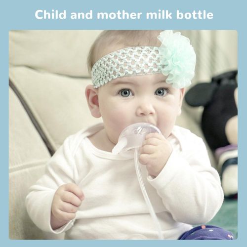 Separate Formula Milk Bottle BPA-Free Reusable Soft Straw Bottle for Children Drinking Accessories NO5245