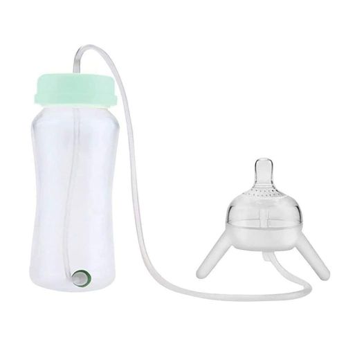Separate Formula Milk Bottle BPA-Free Reusable Soft Straw Bottle for Children Drinking Accessories NO5245