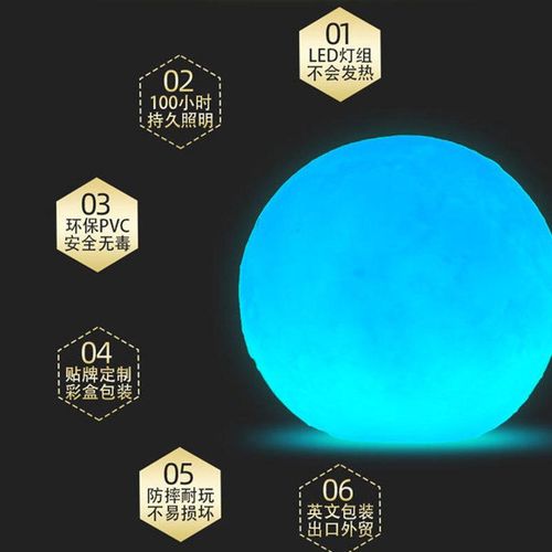 Moon Colorful Touch Night Light 3D Printing Moon Light Moon-Light Lamp Rechargeable Bedroom Bedside Lamp Gift
