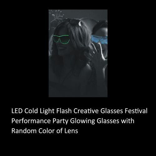 LED Cold Light Flash Creative Glasses Festival Performance