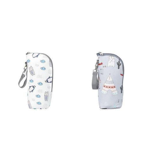 2 Pieces Multifunctional Milk Bottle Warm Bag Breast Milk
