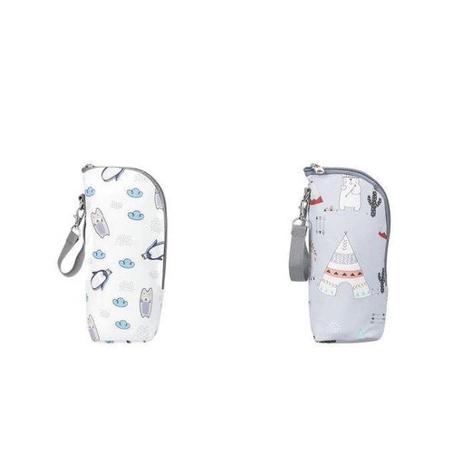 2 Pieces Multifunctional Milk Bottle Warm Bag Breast Milk