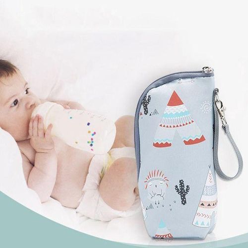 2 Pieces Multifunctional Milk Bottle Warm Bag Breast Milk
